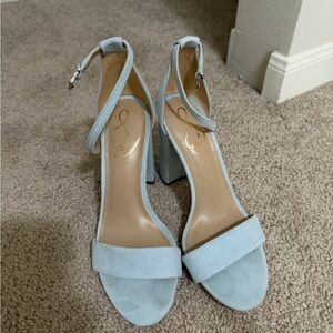 Sam Edelman Light Blue Block Heels